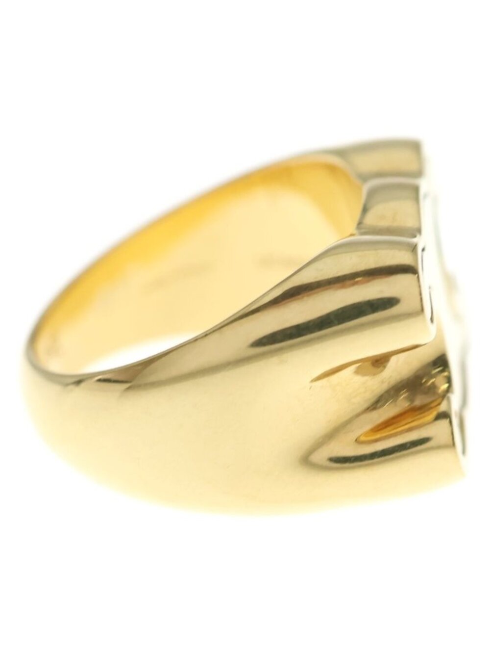 Celine Triomphe Log Gold Ring - Picture 4 of 7